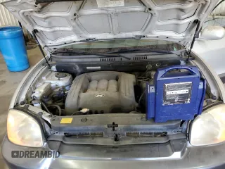 2006 Hyundai Santa Fe GLS with VIN KM8SC13D66U068594, listed as a Copart auction lot 77463854 with 132,081 mi miles and Salvage Title. Bid and sale history available at carsss.com. Image 12.