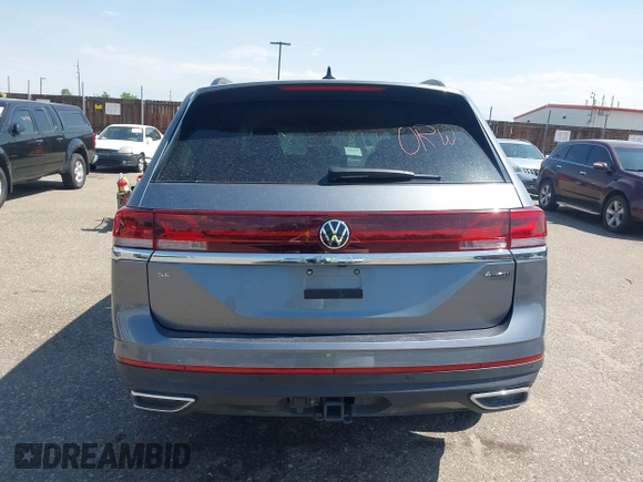 2025 Volkswagen Atlas SE with VIN 1V2HR2CA8SC512047, listed as a IAAI auction lot 42666603 with 6,398 mi miles and . Bid and sale history available at DreamBid. Image 16.