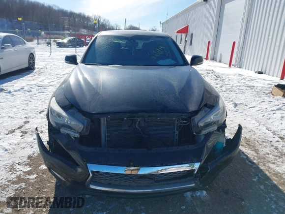 2018 Infiniti Q50 3.0t LUXE with VIN JN1EV7AR5JM445635, listed as a IAAI auction lot 41287362 with 58,703 mi miles. Bid and sale history available at carsss.com. Image 13.