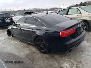 2012 Audi A6 Premium Plus with VIN WAUBGAFC0CN003769, listed as a Copart auction lot 45745935 with 194,353 mi miles and Non repairable. Bid and sale history available at DreamBid. Image 2.
