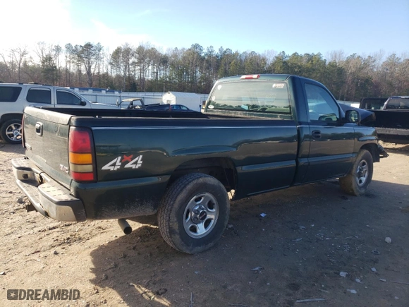 2004 GMC Sierra 1500 Work Truck with VIN 1GTEK14V14E109121, listed as a Copart auction lot 45534245 with 0 mi miles and Salvage Title. Bid and sale history available at carsss.com. Image 3.