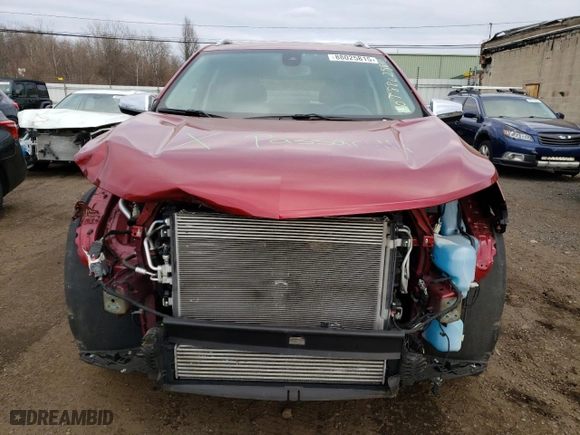 2018 Chevrolet Equinox Premier with VIN 2GNAXWEX7J6159929, listed as a Copart auction lot 88025815 with 40,848 mi miles and Non Repairable. Bid and sale history available at carsss.com. Image 5.