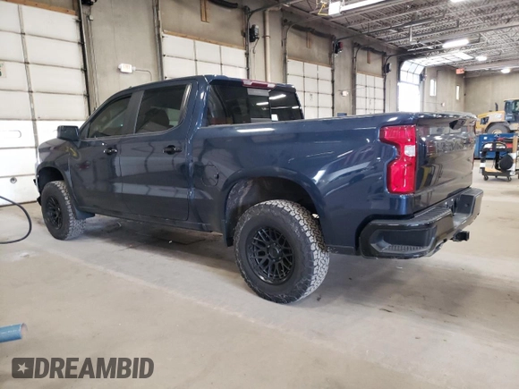 2021 Chevrolet Silverado 1500 LT Trail Boss with VIN 1GCPYFED9MZ349276, listed as a Copart auction lot 55455165 with 69,103 mi miles and Salvage Title. Bid and sale history available at DreamBid. Image 2.
