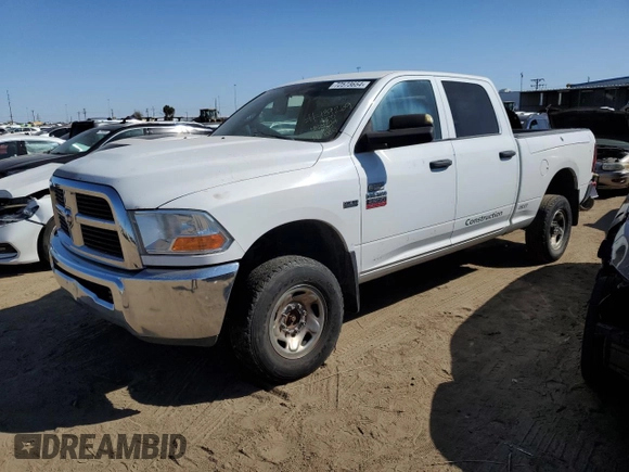 2012 Ram 2500 ST Power Wagon with VIN 3C6TD5CT1CG134883, listed as a Copart auction lot 72573654 with 191,348 mi miles and Salvage Title. Bid and sale history available at carsss.com. Image 1.