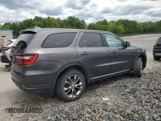 2020 Dodge Durango GT Plus with VIN 1C4RDJDG0LC205166, listed as a Copart auction lot 58362405 with 111,833 mi miles and Salvage title. Bid and sale history available at DreamBid. Image 3.