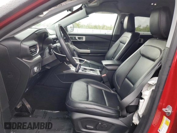 2020 Ford Explorer XLT with VIN 1FMSK7DH8LGC47284, listed as a Copart auction lot 47899495 with 52,016 mi miles and Salvage Title. Bid and sale history available at carsss.com. Image 7.