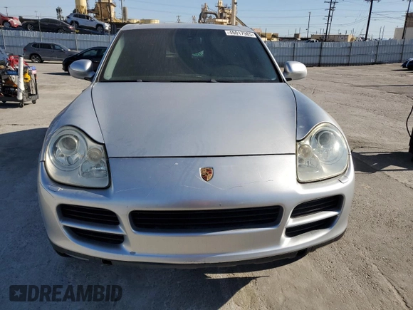 2004 Porsche Cayenne with VIN WP1AA29P44LA23409, listed as a Copart auction lot 46017985 with 82,924 mi miles and Salvage Title. Bid and sale history available at carsss.com. Image 5.