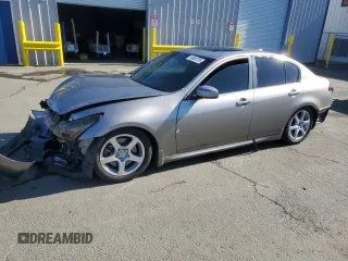 2008 Infiniti G35 Sedan Journey with VIN JNKBV61E18M218541, listed as a Copart auction lot 49088785 with 155,909 mi miles and Salvage Title. Bid and sale history available at carsss.com. Image 1.