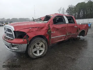 2010 Dodge Ram 1500 SLT with VIN 1D7RV1CT9AS133534, listed as a Copart auction lot 44978955 with 0 mi miles and Salvage Title. Bid and sale history available at carsss.com. Image 1.