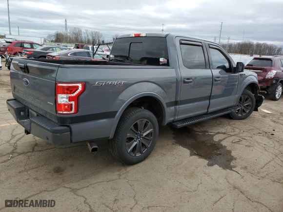 2018 Ford F-150 XL with VIN 1FTEW1EP3JFD38099, listed as a Copart auction lot 50702015 with 129,471 mi miles and Clean Title. Bid and sale history available at carsss.com. Image 3.
