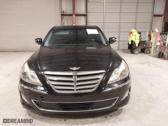2012 Hyundai Genesis 5.0L with VIN KMHGC4DH3CU162680, listed as a IAAI auction lot 41560376 with 100,879 mi miles. Bid and sale history available at carsss.com. Image 12.