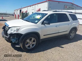 2011 GMC Acadia SL with VIN 1GKKRNED8BJ360917, listed as a IAAI auction lot 41785167 with 123,530 mi miles and . Bid and sale history available at DreamBid. Image 2.