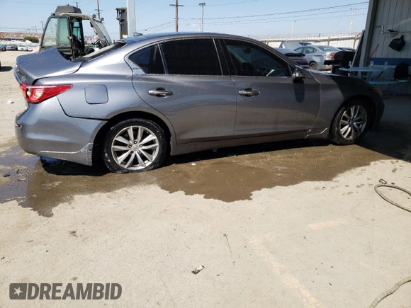 2016 Infiniti Q50 Premium with VIN JN1EV7AP0GM300476, listed as a Copart auction lot 50693634 with 116,025 mi miles and Salvage Title. Bid and sale history available at DreamBid. Image 3.