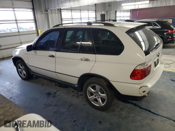 2001 BMW X5 3.0i with VIN WBAFA53531LM77837, listed as a Copart auction lot 41672225 with 185,771 mi miles and Salvage Title. Bid and sale history available at carsss.com. Image 2.