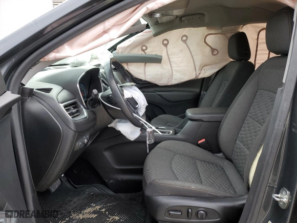 2020 Chevrolet Equinox LT with VIN 2GNAXTEV2L6134825, listed as a Copart auction lot 36829434 with 53,293 mi miles and Salvage Title. Bid and sale history available at carsss.com. Image 7.