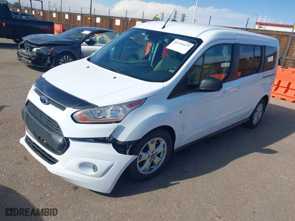 2014 Ford Transit Connect Wagon XLT with VIN NM0GE9F74E1133531, listed as a IAAI auction lot 41744477 with 73,653 mi miles. Bid and sale history available at carsss.com. Image 17.