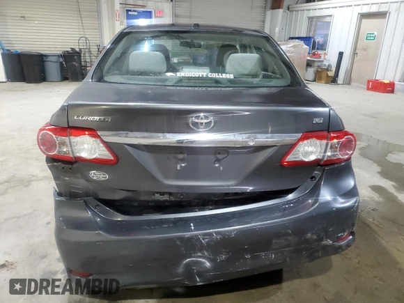 2011 Toyota Corolla L with VIN 2T1BU4EE5BC566866, listed as a Copart auction lot 53897055 with 174,650 mi miles and Salvage Title. Bid and sale history available at carsss.com. Image 6.
