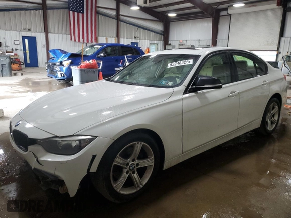 2013 BMW 3 Series 328i xDrive with VIN WBA3B3C52DF530860, listed as a Copart auction lot 53248425 with 154,254 mi miles and Salvage Title. Bid and sale history available at carsss.com. Image 1.