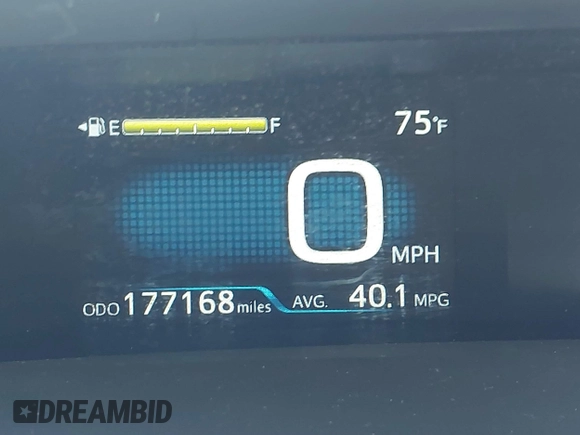 2016 Toyota Prius Two z VIN JTDKBRFU5G3524139, wystawiony jako IAAI lot #42118163 z przebiegiem 177 168 mil mil oraz . Historia ofert i sprzedaży dostępna na DreamBid. Obrazek 15.