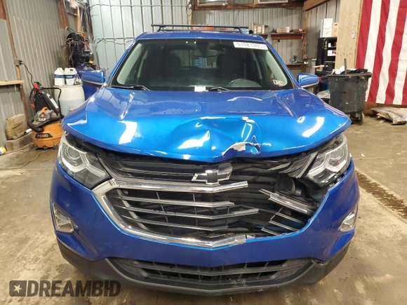 2019 Chevrolet Equinox LT with VIN 3GNAXUEV0KS547624, listed as a Copart auction lot 51081305 with 53,188 mi miles and Salvage Title. Bid and sale history available at carsss.com. Image 5.