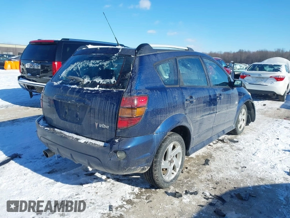 2006 Pontiac Vibe z VIN 5Y2SL65886Z459833, wystawiony jako IAAI lot #41351495 z przebiegiem 82 916 mil mil oraz . Historia ofert i sprzedaży dostępna na DreamBid. Obrazek 4.