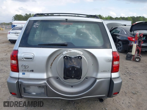 2005 Toyota RAV4 with VIN JTEHD20V350062879, listed as a IAAI auction lot 41948001 with 185,753 mi miles. Bid and sale history available at carsss.com. Image 16.