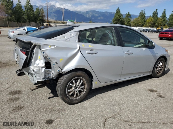2020 Toyota Prius L Eco with VIN JTDKARFU6L3126421, listed as a Copart auction lot 47776875 with 122,465 mi miles and Salvage Title. Bid and sale history available at carsss.com. Image 3.
