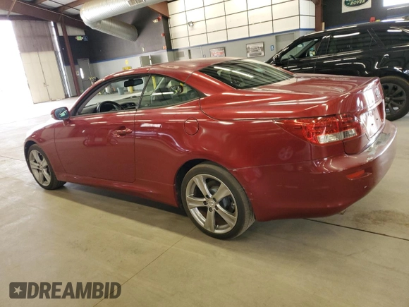 2012 Lexus IS 250 C z VIN JTHFF2C29C2526040, wystawiony jako Copart lot #87149204 z przebiegiem 153 211 mil mil oraz Czysty tytuł • Clean title. Historia ofert i sprzedaży dostępna na DreamBid. Obrazek 2.