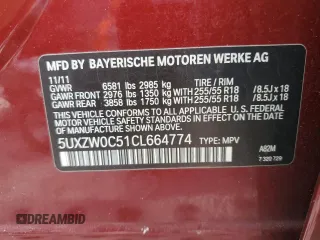 2012 BMW X5 35d z VIN 5UXZW0C51CL664774, wystawiony jako Copart lot #50028145 z przebiegiem 129 850 mil mil oraz Tytuł czysty. Historia ofert i sprzedaży dostępna na DreamBid. Obrazek 13.