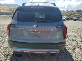 2020 Kia Telluride SX with VIN 5XYP5DHC2LG061953, listed as a Copart auction lot 62049085 with 77,410 mi miles and Salvage title. Bid and sale history available at DreamBid. Image 6.