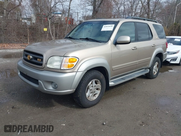 2003 Toyota Sequoia SR5 with VIN 5TDBT44A83S181215, listed as a IAAI auction lot 41855640 with 234,110 mi miles and . Bid and sale history available at DreamBid. Image 2.