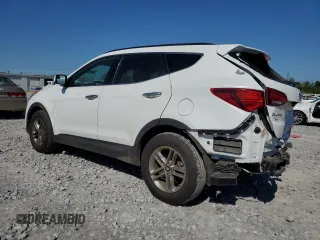 2018 Hyundai Santa Fe 2.4L with VIN 5XYZU3LB1JG537076, listed as a Copart auction lot 52724355 with 63,863 mi miles and Salvage title. Bid and sale history available at DreamBid. Image 2.