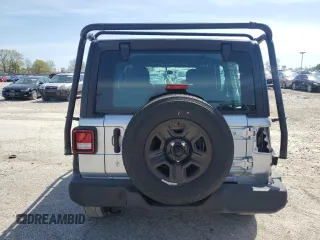 2023 Jeep Wrangler Sport with VIN 1C4HJXDG3PW670651, listed as a Copart auction lot 54013405 with 19,395 mi miles and Clean Title. Bid and sale history available at DreamBid. Image 6.