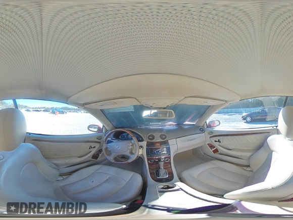 2009 Mercedes-Benz CLK 350 with VIN WDBTK56F09T106832, listed as a Copart auction lot 80189174 with 152,662 mi miles and Salvage Title. Bid and sale history available at DreamBid. Image 13.