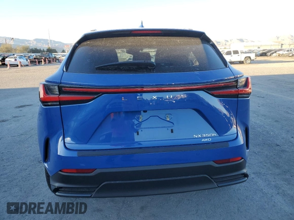 2024 Lexus NX with VIN JTJHKCEZ1R2024067, listed as a Copart auction lot 46890655 with 5,671 mi miles and Salvage Title. Bid and sale history available at carsss.com. Image 6.