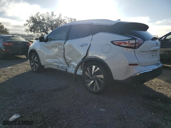 2017 Nissan Murano Platinum with VIN 5N1AZ2MG8HN104212, listed as a Copart auction lot 86015964 with 125,591 mi miles and Salvage Title. Bid and sale history available at carsss.com. Image 2.
