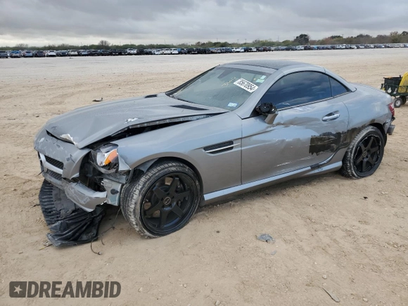 2012 Mercedes-Benz SLK 350 with VIN WDDPK5HA3CF033391, listed as a Copart auction lot 85670954 with 135,423 mi miles and Salvage title. Bid and sale history available at DreamBid. Image 1.