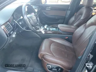 2015 Audi A8 4.0T with VIN WAU32AFD9FN033398, listed as a Copart auction lot 87655925 with 134,712 mi miles and Salvage title. Bid and sale history available at DreamBid. Image 7.
