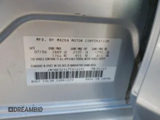 2007 Mazda 3 s Sport with VIN JM1BK323471616395, listed as a Copart auction lot 47838245 with 288,275 mi miles and Salvage Title. Bid and sale history available at carsss.com. Image 13.