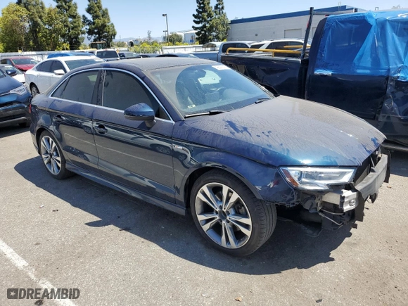 2017 Audi A3 Sedan Premium Plus with VIN WAUJ8GFF4H1059914, listed as a Copart auction lot 49399213 with 83,013 mi miles. Bid and sale history available at carsss.com. Image 4.