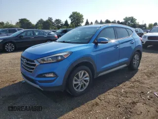 2017 Hyundai Tucson Sport with VIN KM8J33A21HU313992, listed as a Copart auction lot 63005395 with 192,293 mi miles and Salvage title. Bid and sale history available at DreamBid. Image 1.