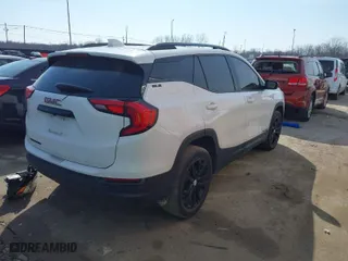 2019 GMC Terrain SLE with VIN 3GKALMEV0KL227481, listed as a IAAI auction lot 41768498 with 54,619 mi miles. Bid and sale history available at carsss.com. Image 4.