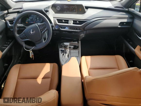 2021 Lexus UX with VIN JTHX9JBH6M2052870, listed as a Copart auction lot 54749535 with 62,800 mi miles and Salvage Title. Bid and sale history available at carsss.com. Image 8.