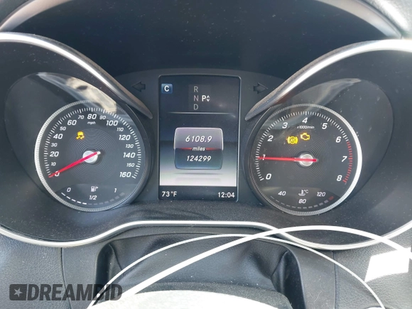 2016 Mercedes-Benz C 300 Luxury with VIN 55SWF4KB9GU139343, listed as a IAAI auction lot 41967999 with 124,299 mi miles and . Bid and sale history available at carsss.com. Image 7.