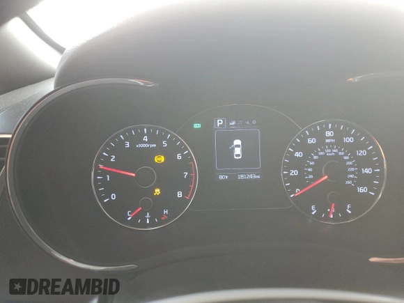 2018 Kia Forte LX with VIN 3KPFL4A76JE253854, listed as a Copart auction lot 51105585 with 181,243 mi miles and Salvage Title. Bid and sale history available at carsss.com. Image 9.