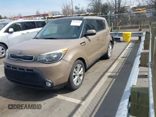 2015 Kia Soul + with VIN KNDJP3A52F7199953, listed as a IAAI auction lot 41797635 with 139,634 mi miles. Bid and sale history available at carsss.com. Image 2.