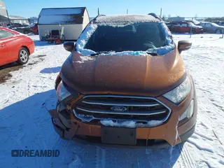 2018 Ford EcoSport SE with VIN MAJ3P1TE6JC217595, listed as a IAAI auction lot 41578372 with 133,368 mi miles and . Bid and sale history available at DreamBid. Image 12.