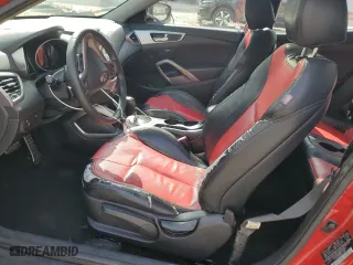 2013 Hyundai Veloster RE:MIX with VIN KMHTC6AD9DU121337, listed as a Copart auction lot 49764185 with 199,472 mi miles and Salvage Title. Bid and sale history available at carsss.com. Image 7.