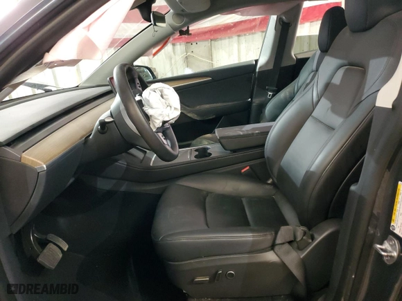 2022 Tesla Model Y Long Range with VIN 7SAYGDEEXNA017701, listed as a Copart auction lot 49545955 with 37,426 mi miles and Salvage Title. Bid and sale history available at carsss.com. Image 7.