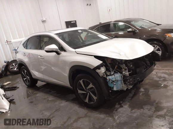 2021 Lexus NX 300h with VIN JTJGJRDZ4M5011467, listed as a IAAI auction lot 42029145 with 94,630 mi miles and . Bid and sale history available at DreamBid. Image 1.